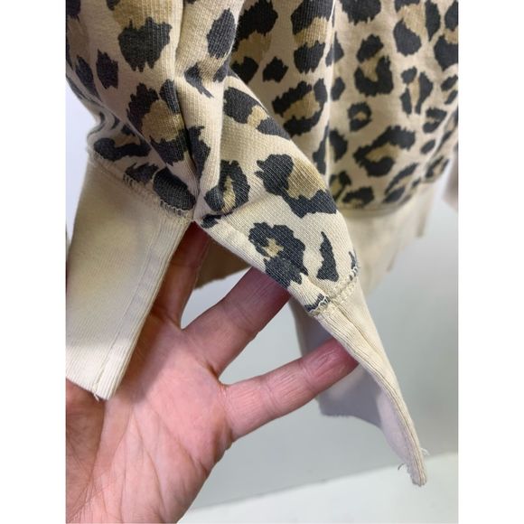 Frame Animal Print Sweatshirt Size XS - Picture 10 of 14